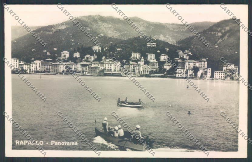 Genova Rapallo Barca Foto cartolina ZQ9101 – fronte