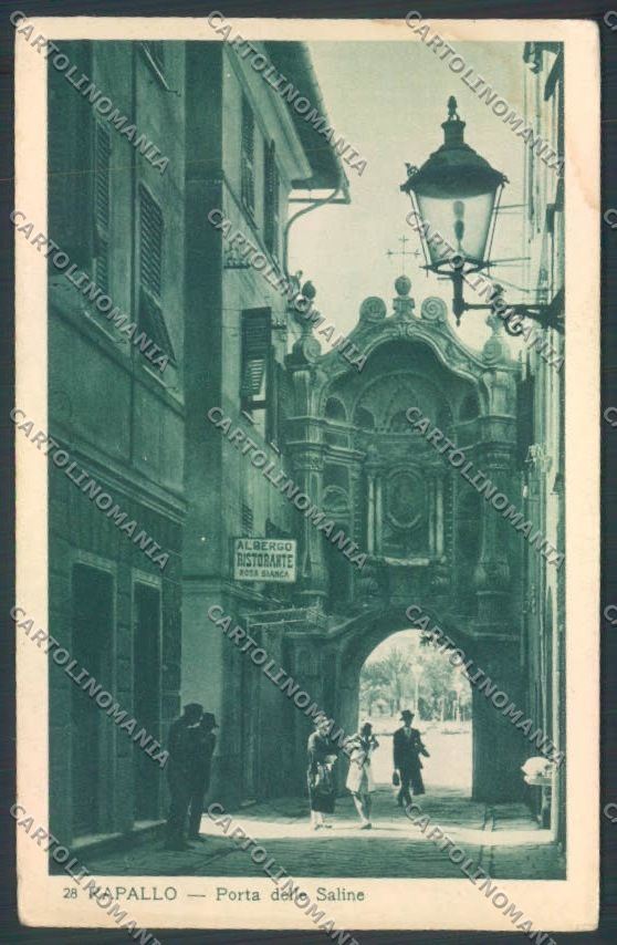 Genova Rapallo cartolina ZQ9121 – fronte