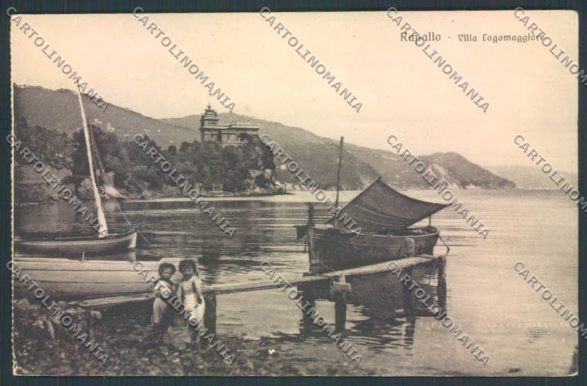 Genova Rapallo Barca cartolina ZQ9123 – fronte