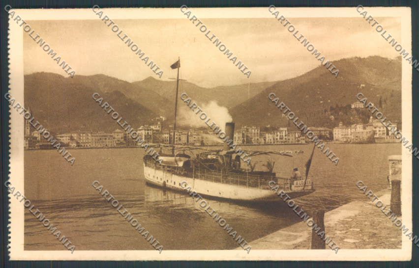 Genova Rapallo Battello cartolina ZQ9125 – fronte