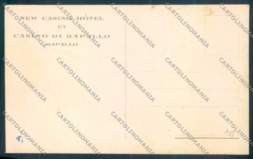 Genova Rapallo cartolina ZQ9127 – retro