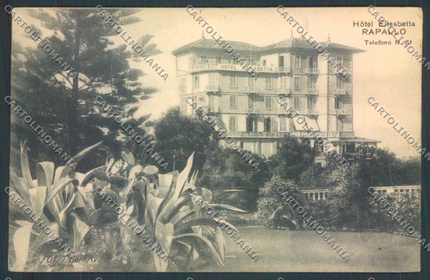 Genova Rapallo PIEGHINE cartolina ZQ9139 – fronte