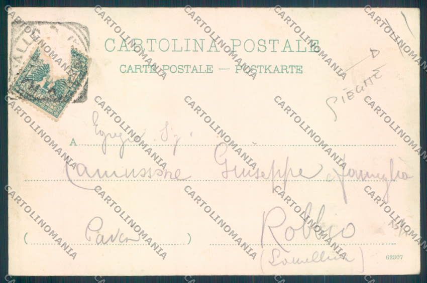 Genova Rapallo PIEGA cartolina ZQ9148 – retro