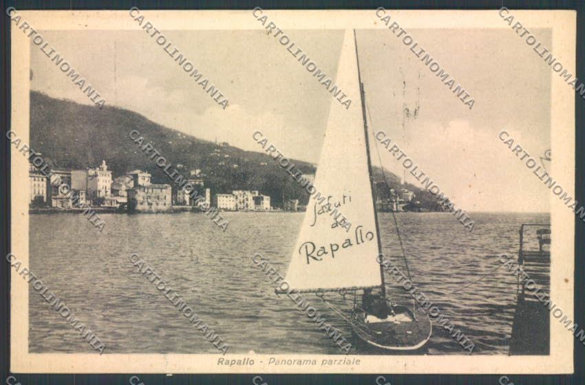 Genova Rapallo Barca cartolina ZQ9149 – fronte