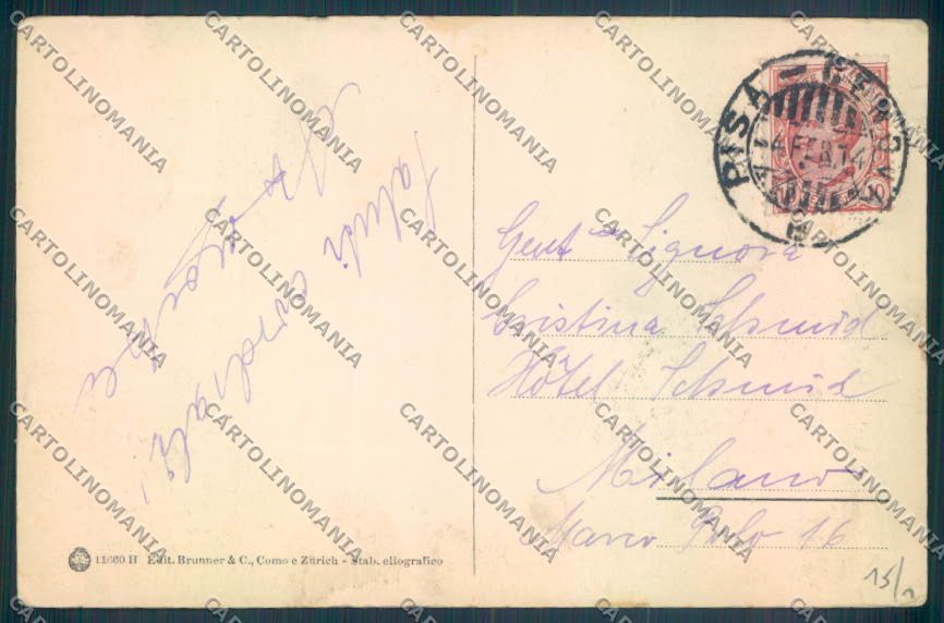 Genova Rapallo Barca cartolina ZQ9154 – retro
