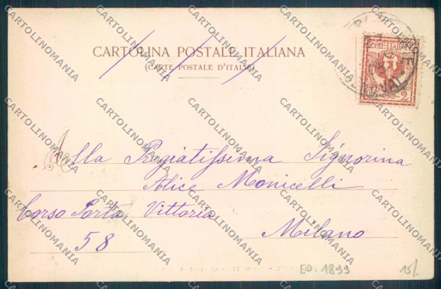 Genova Rapallo cartolina ZQ9156 – retro