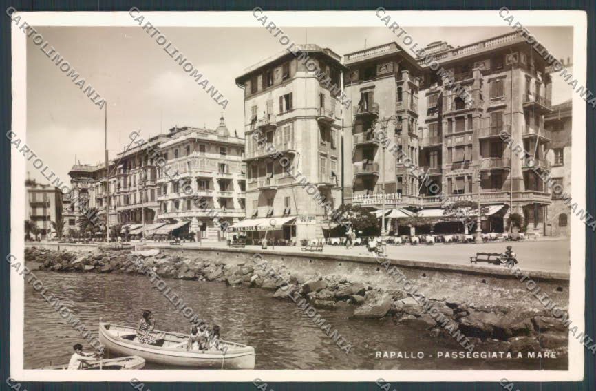 Genova Rapallo Barca Foto cartolina ZQ9158 – fronte