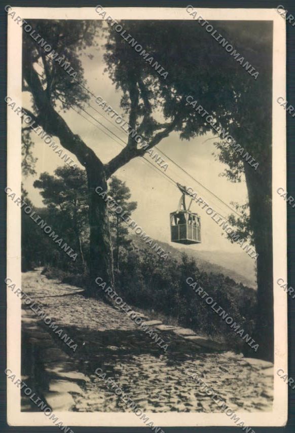 Genova Rapallo Funivia STRAPPINO PIEGHINA Foto cartolina ZQ9168 – fronte