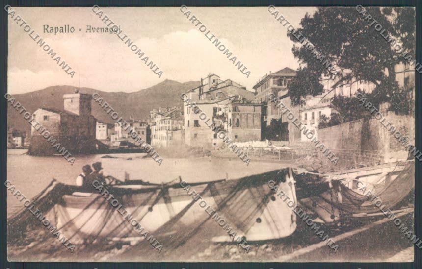 Genova Rapallo Barca cartolina ZQ9181 – fronte