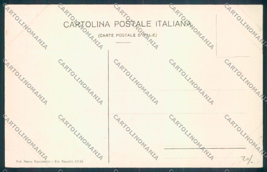 Genova Rapallo Barca cartolina ZQ9181 – retro