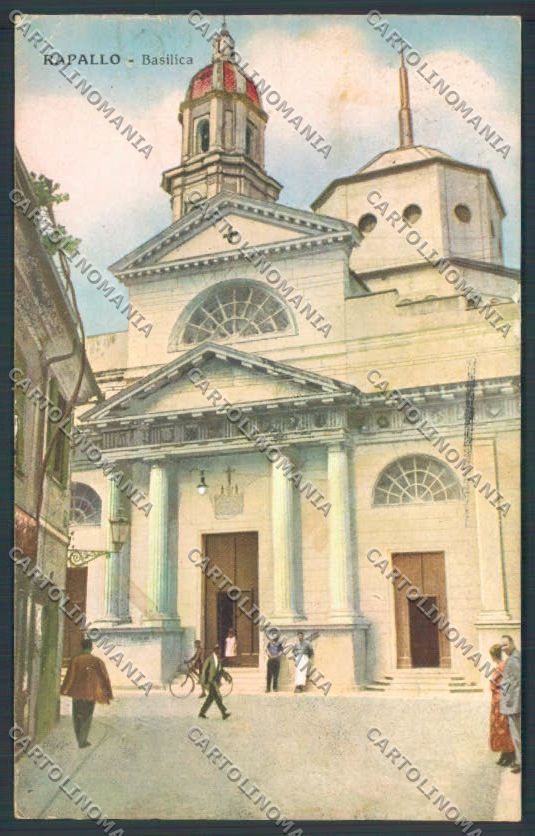 Genova Rapallo Pubblicitaria cartolina ZQ9197 – fronte