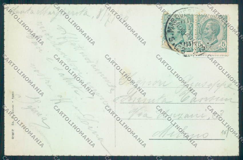 Genova Santa Margherita Ligure cartolina ZQ9247 – retro