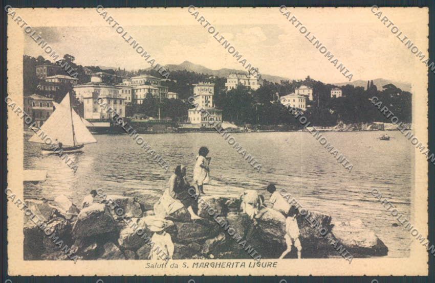 Genova Santa Margherita Ligure Barca cartolina ZQ9266 – fronte