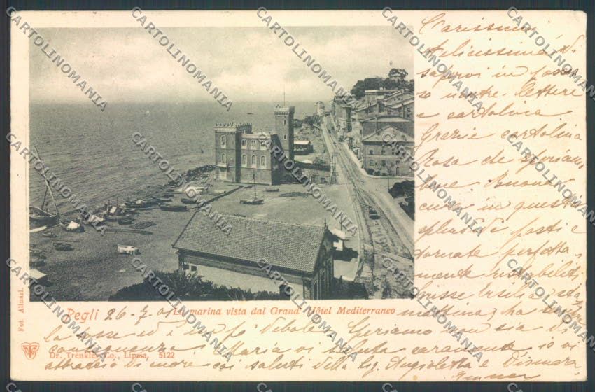 Genova Città Pegli cartolina ZQ9287 – fronte