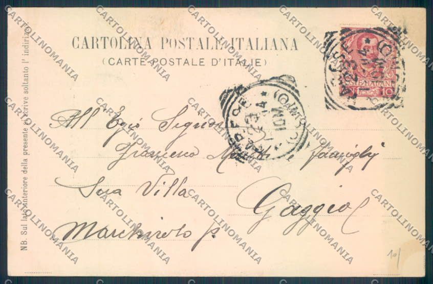 Genova Città Pegli cartolina ZQ9288 – retro