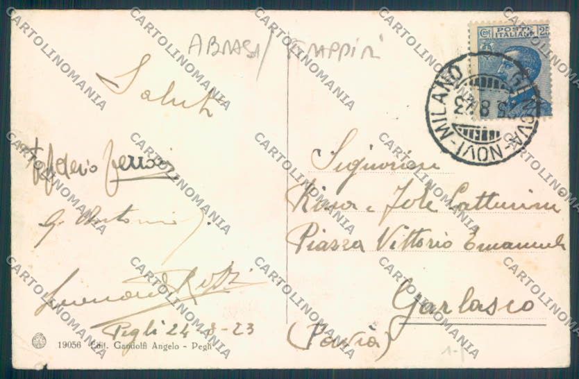 Genova Città Pegli ABRASA STRAPPINO cartolina ZQ9291 – retro