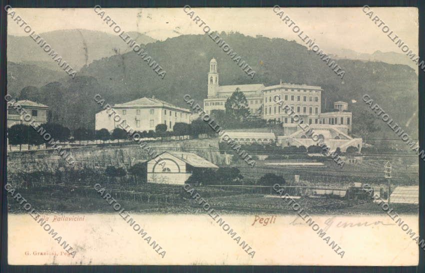 Genova Città Pegli PIEGA cartolina ZQ9297 – fronte