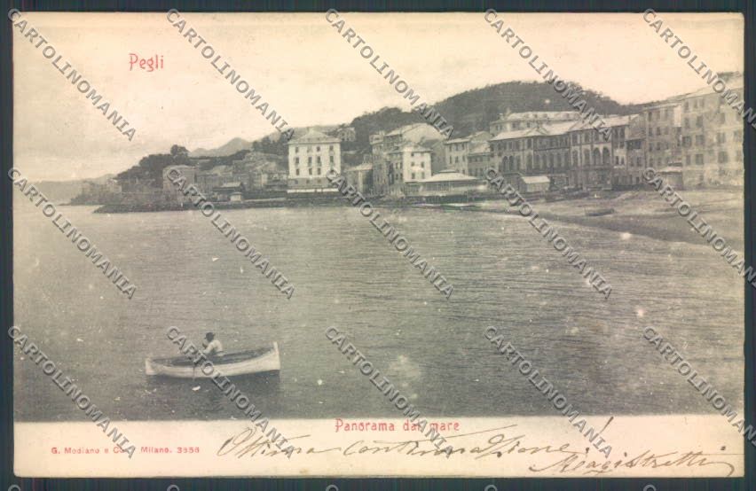 Genova Città Pegli Barca cartolina ZQ9302 – fronte