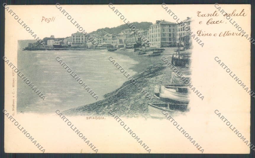 Genova Città Pegli cartolina ZQ9305 – fronte
