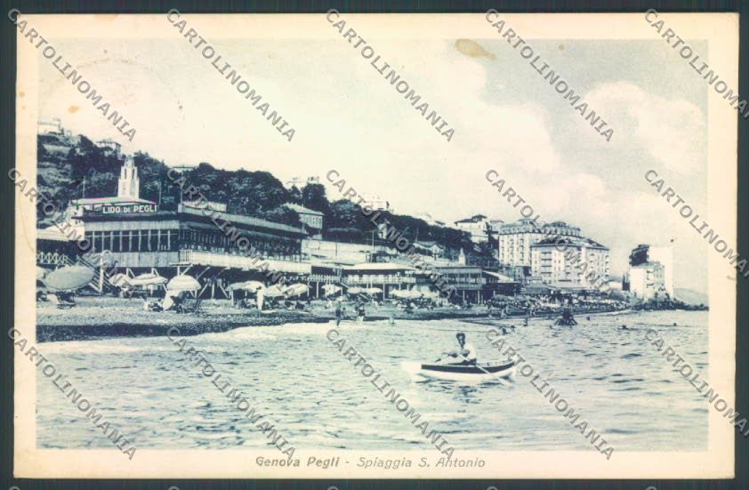 Genova Città Pegli cartolina ZQ9310 – fronte