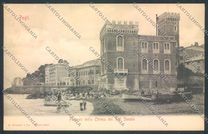 Genova Città Pegli Barca cartolina ZQ9311 – fronte