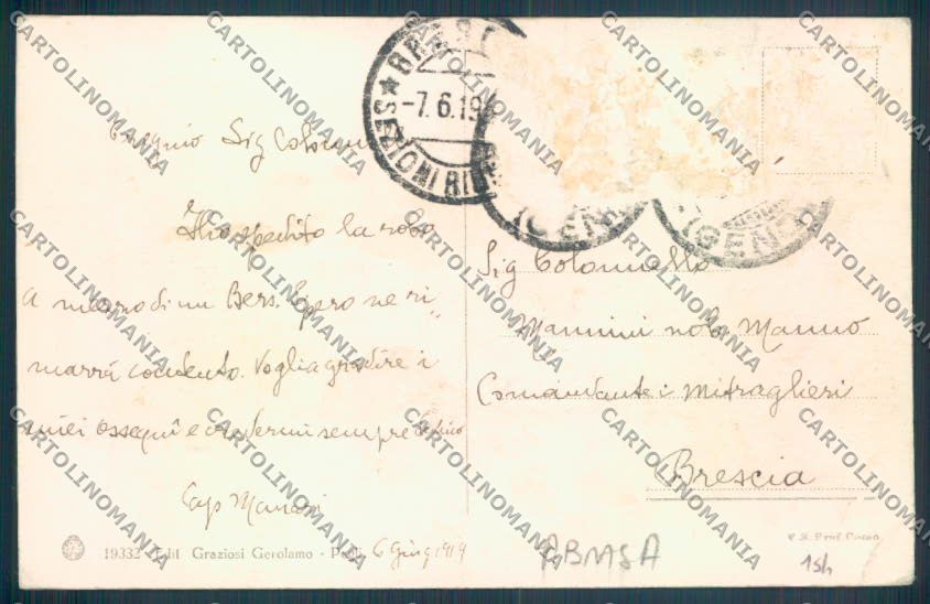 Genova Città Pegli ABRASA cartolina ZQ9326 – retro