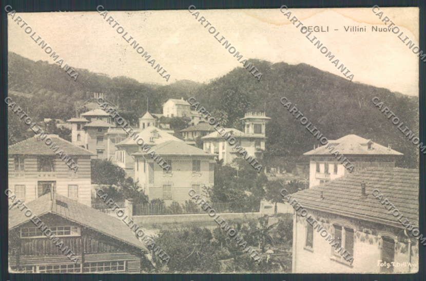 Genova Città Pegli TRACCE UMIDO cartolina ZQ9334 – fronte