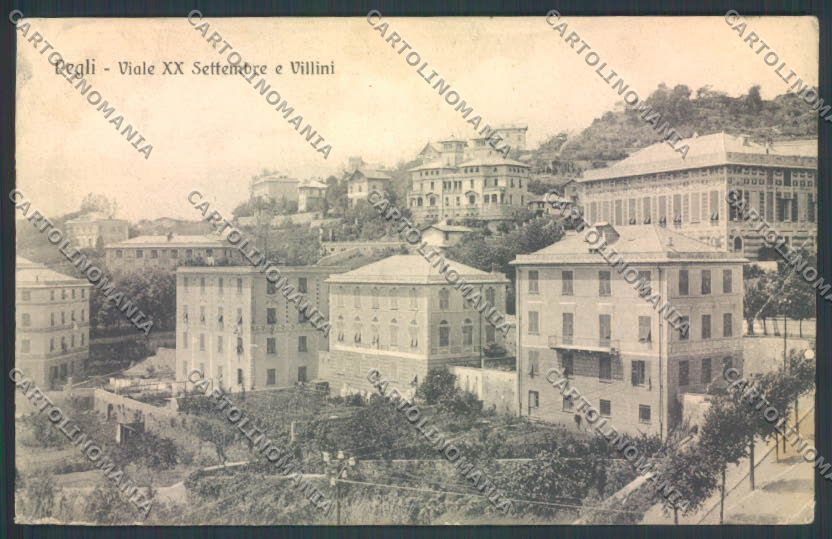Genova Città Pegli PIEGA cartolina ZQ9353 – fronte