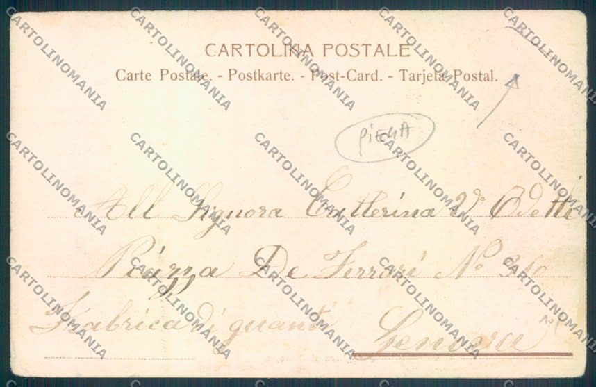 Genova Camogli PIEGA cartolina ZQ9357 – retro