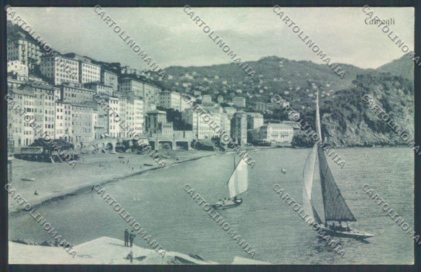 Genova Camogli Barca cartolina ZQ9362 – fronte