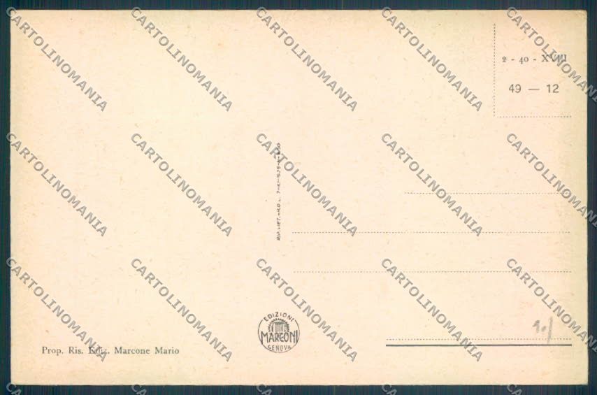 Genova Camogli cartolina ZQ9364 – retro