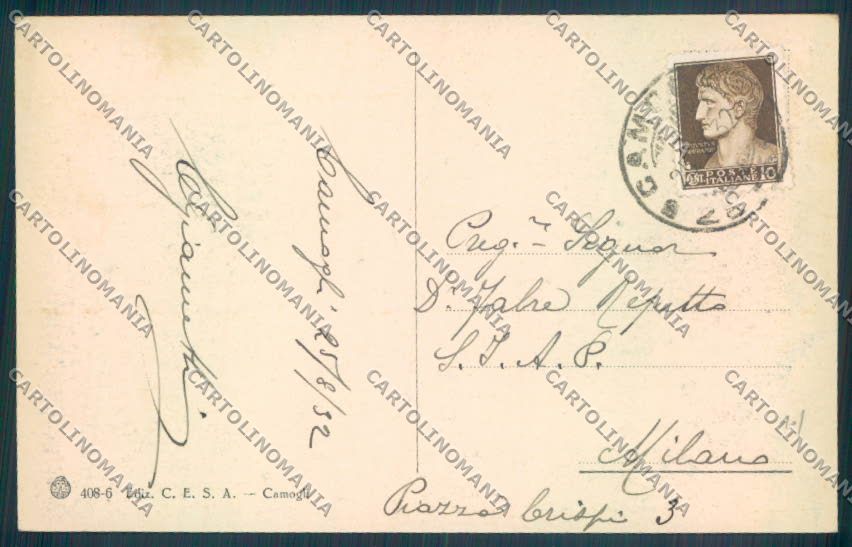 Genova Camogli cartolina ZQ9380 – retro