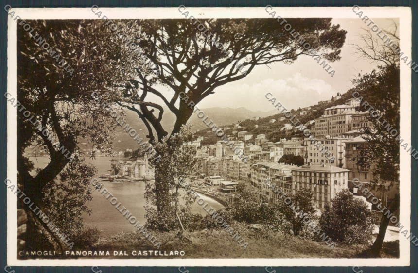 Genova Camogli Barca FORI Foto cartolina ZQ9410 – fronte