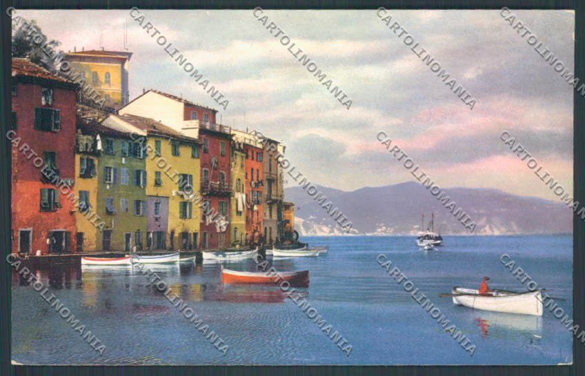 Genova Portofino Barca cartolina ZQ9439 – fronte