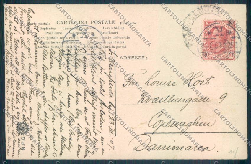 Genova Santa Margherita Ligure Paraggi J. Neer NPG Foto cartolina ZQ9445 – retro