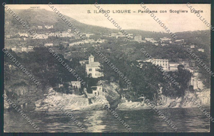 Genova Città Sant'Ilario cartolina ZQ9447 – fronte