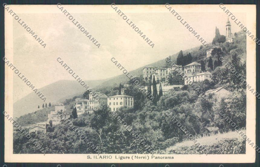 Genova Città Sant'Ilario cartolina ZQ9448 – fronte