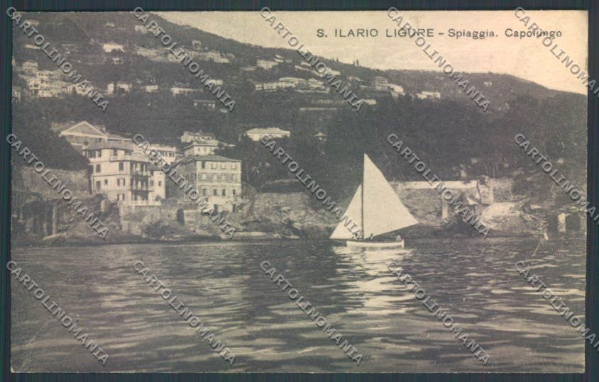 Genova Città Sant'Ilario cartolina ZQ9449 – fronte