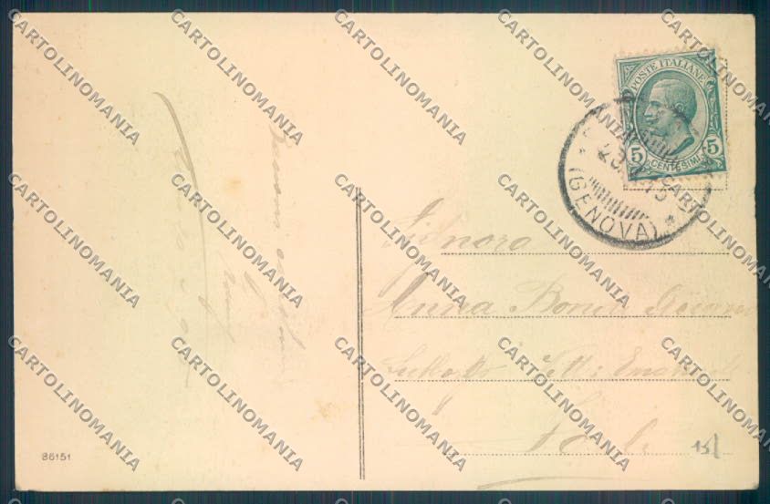 Genova Città Cesino cartolina ZQ9452 – retro