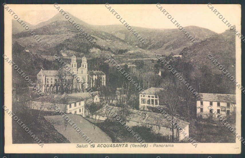 Genova Acquasanta STRAPPINI PIEGHINE cartolina ZQ9471 – fronte