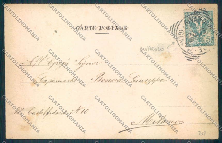 Genova Riviera Ligure Saluti da Rivarolo cartolina ZQ9493 – retro
