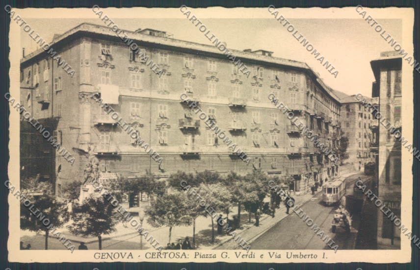 Genova Città Cesrtosa cartolina ZQ9498 – fronte