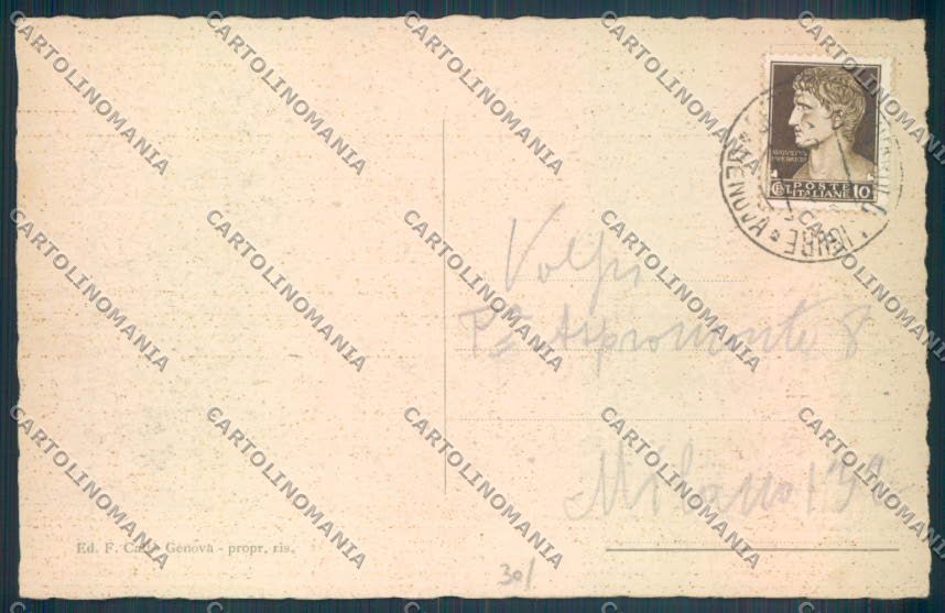 Genova Città Cesrtosa cartolina ZQ9498 – retro
