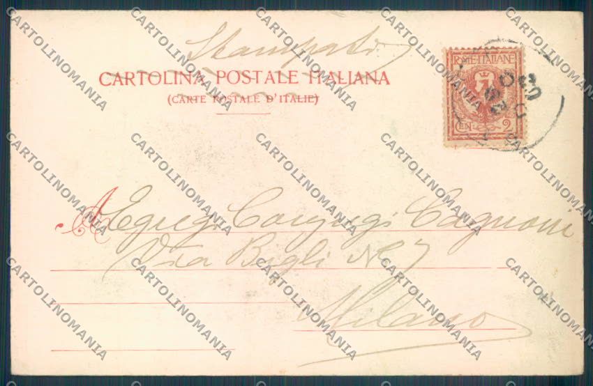 Genova Rapallo San Michele cartolina ZQ9510 – retro