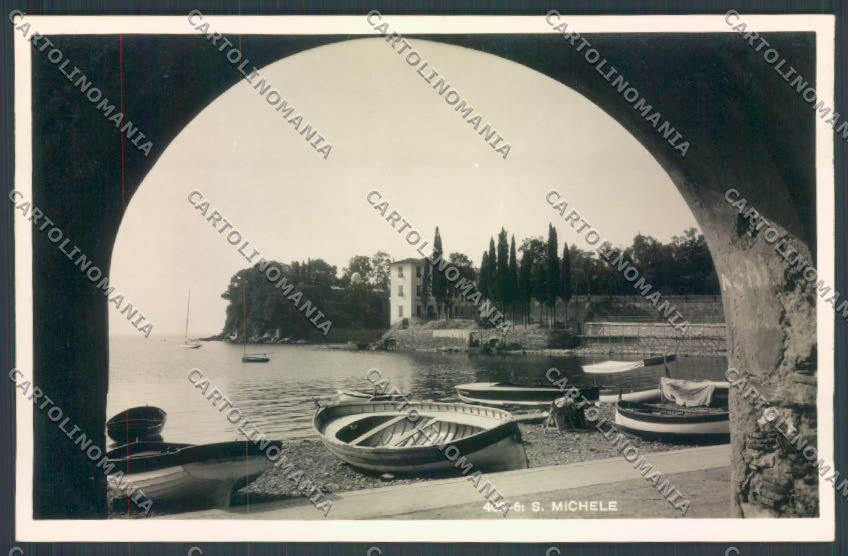 Genova Rapallo San Michele Barca Foto cartolina ZQ9524 – fronte