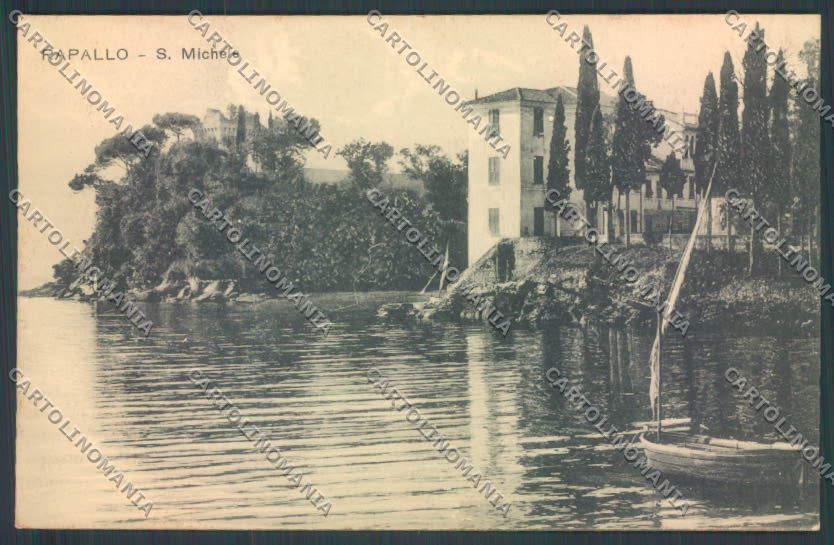 Genova Rapallo San Michele Barca cartolina ZQ9529 – fronte