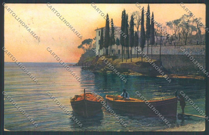 Genova Rapallo San Michele Barca Foto cartolina ZQ9537 – fronte