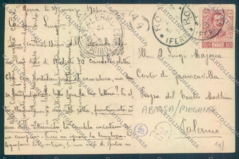 Genova Rapallo San Michele ABRASA PIEGHINE Civicchioni Foto cartolina ZQ9538 – retro