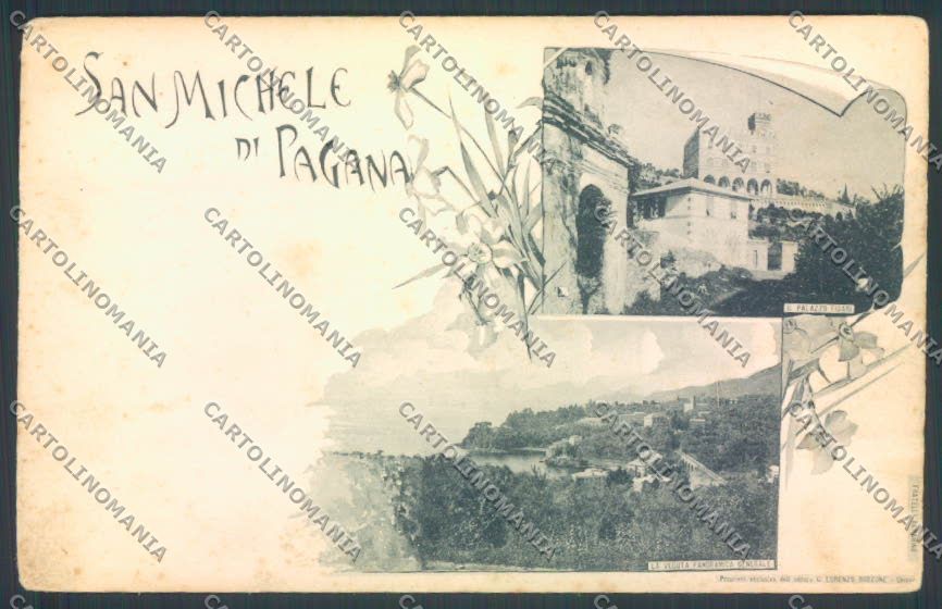 Genova Rapallo San Michele Gruss cartolina ZQ9544 – fronte