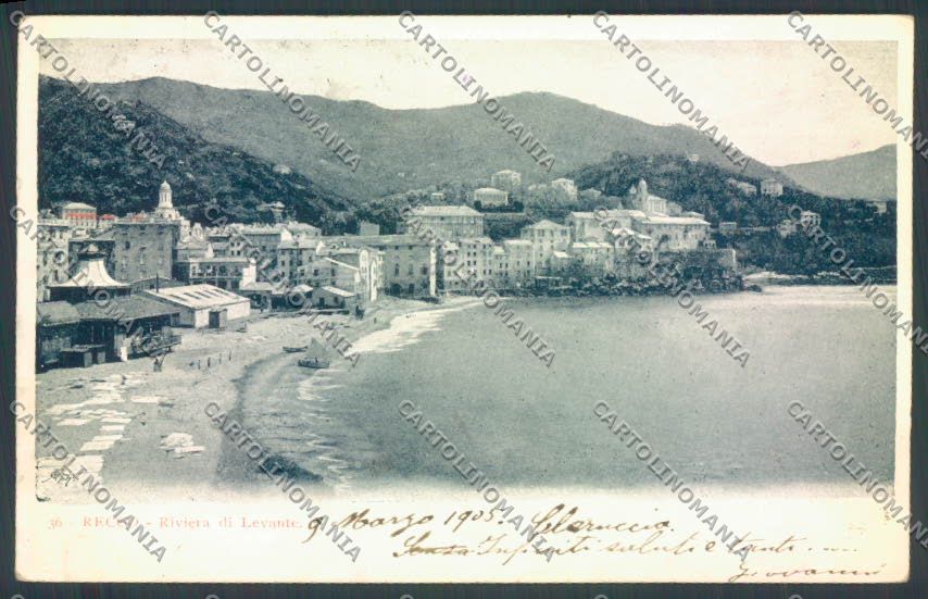 Genova Recco cartolina ZQ9553 – fronte